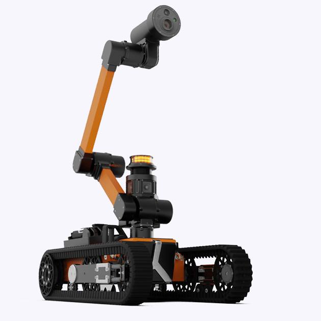 ATEX Ex-certified inspection robot for oil and gas plants