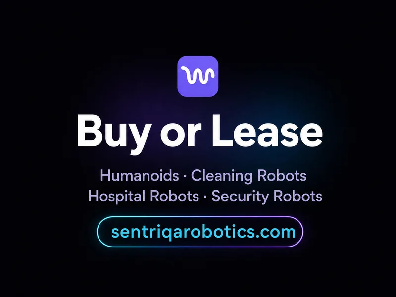 Buy or lease — humanoids, cleaning, hospital and security robots
